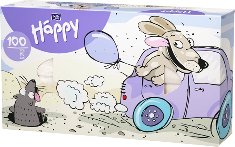 Happy popierinės servetėlės, 100 vnt.